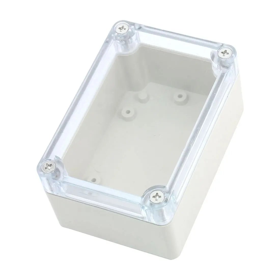 

Screw Mounted Clear Cover Waterproof Sealed Junction Box 100x68x50mm