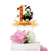 Хэллоуин ведьма торт Топпер тематическая вечеринка Хэллоуин торт Топпер вечерние украшения для дня рождения, Хэллоуина на заказ