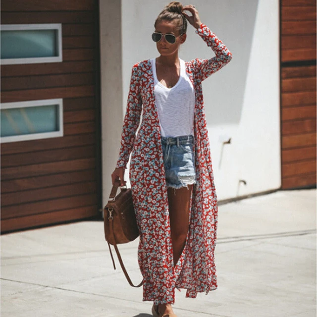 boho duster cardigan