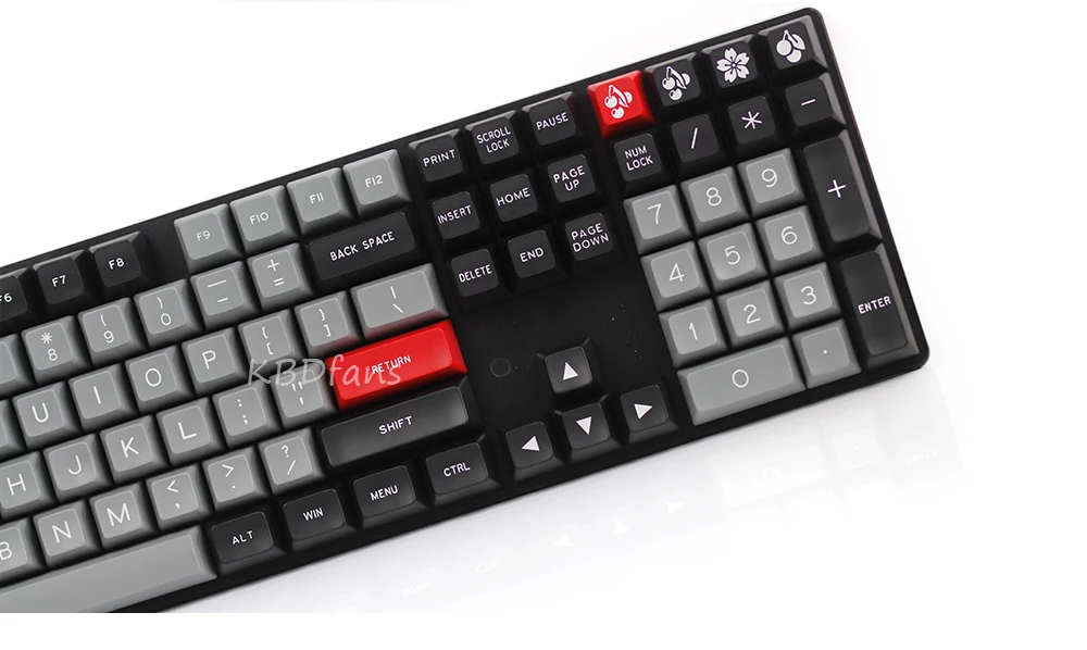 Sa ABS keycap MAXKEY Portland Doubleshot ABS 129 клавиш sa профиль для cherry mx механическая клавиатура 129 клавиш dolch Цвет Красный esc