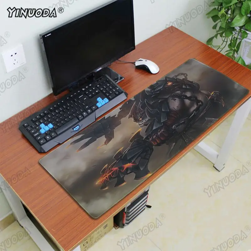 Игровой коврик для мыши Yinuoda Dota 2 Pudge из натурального каучука Настольный ПК