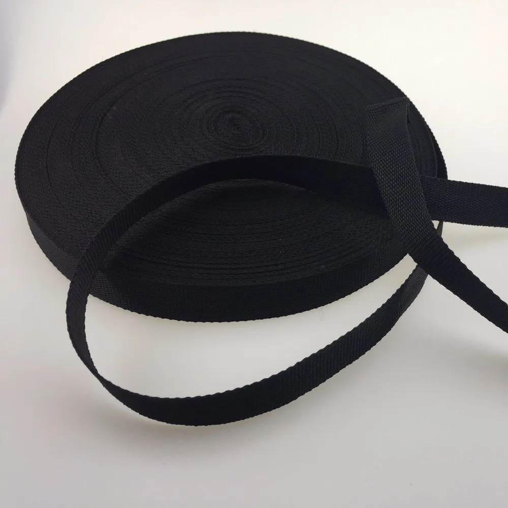 High quality 5 yards 25mm Nylon Webbing Strap Tape For Bag Strapping Belt Making Sewing DIY Craft For Home Garden