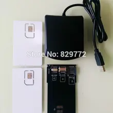 LTE 4G WCDMA SIM USIM lecteur de carte sécurisé programmeur d'outil personnaliser les outils avec le convertisseur de carte SIM de carte USIM vierge LTE