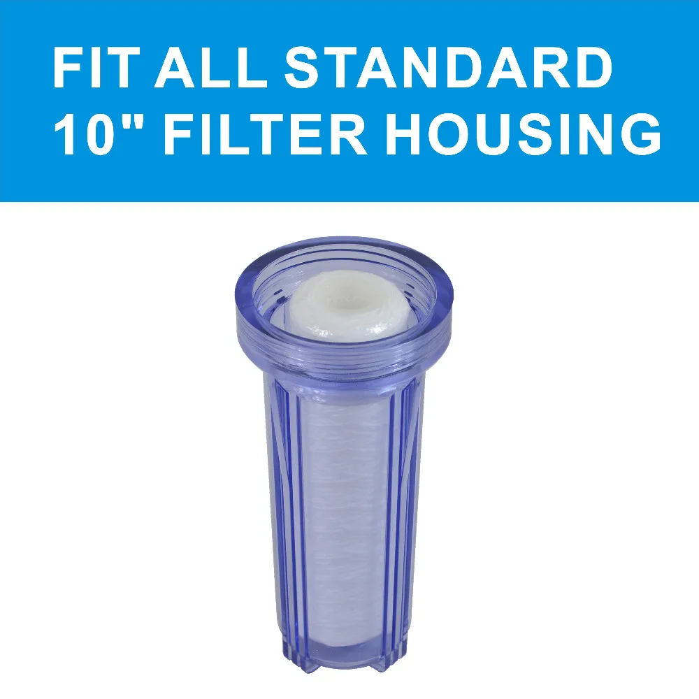 FILSADAE стандартная емкость весь дом Сменный фильтр для воды, 1 микрон, Универсальный фильтр, приемная система падение-в фильтр, 2 упаковки