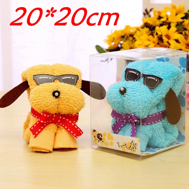 10pcs-20-20cm-Cotton-Creative-Mini-Puppy-Dog-Towel-For-Wedding-Valentine-s-Mother-s-Day