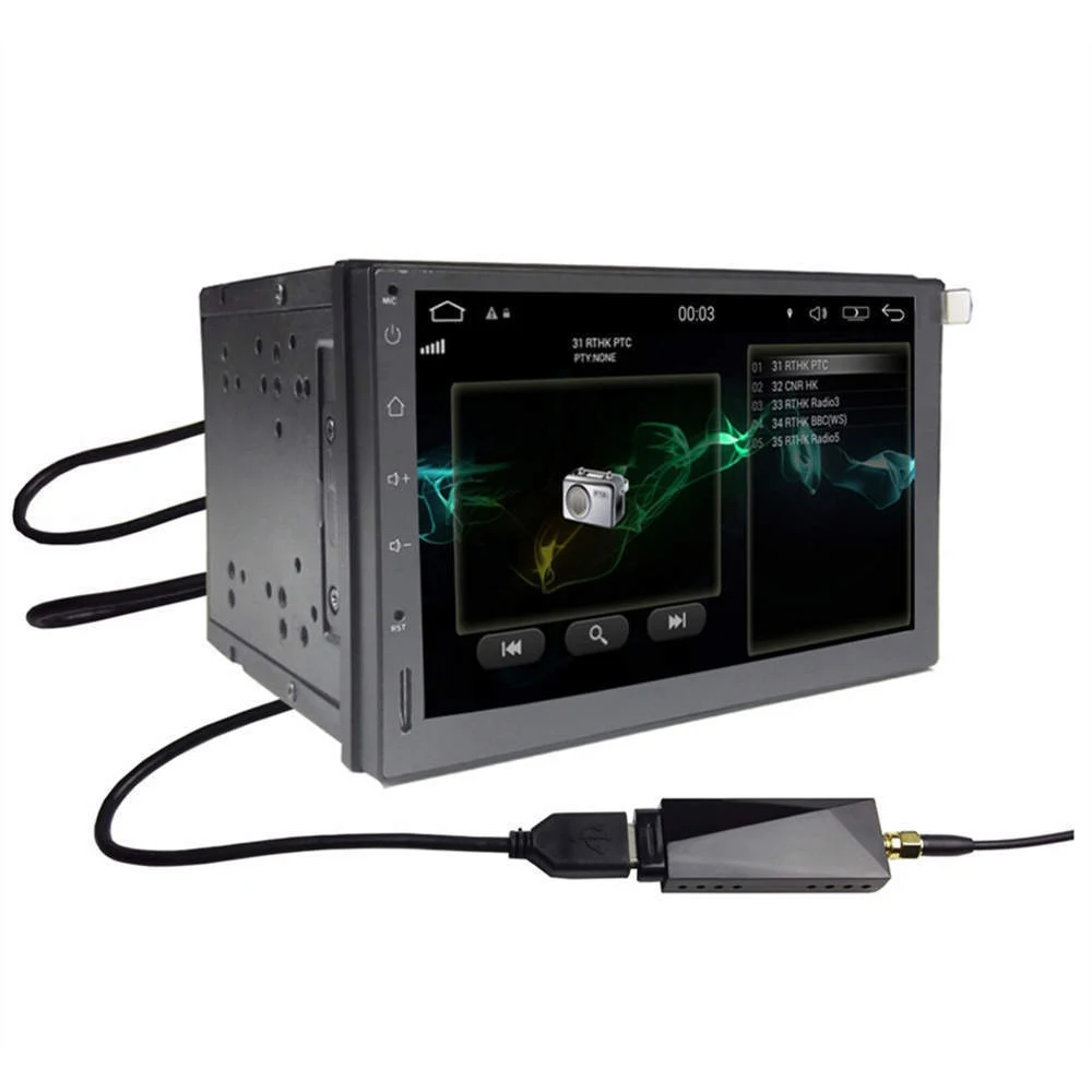 Lenvio цифровой радиоприемник DAB+ USB Радио Антенна+ коробка для Android автомобильный DVD DAB антенна USB ключ для цифрового аудиовещание