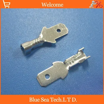 

4.8mm Male Crimp terminal Connectors,4.8mm terminals,car connector Spade terminal,
