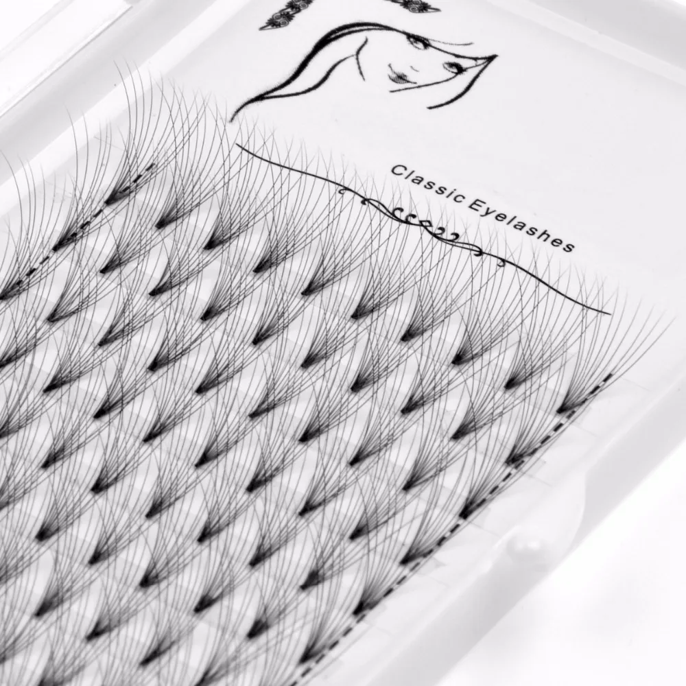 3D-10D Russian Volume Eyelashes Extension Short Stem Pre made Fans C D curl Mink Lash Hot Selling Eyelash Individual Extensions