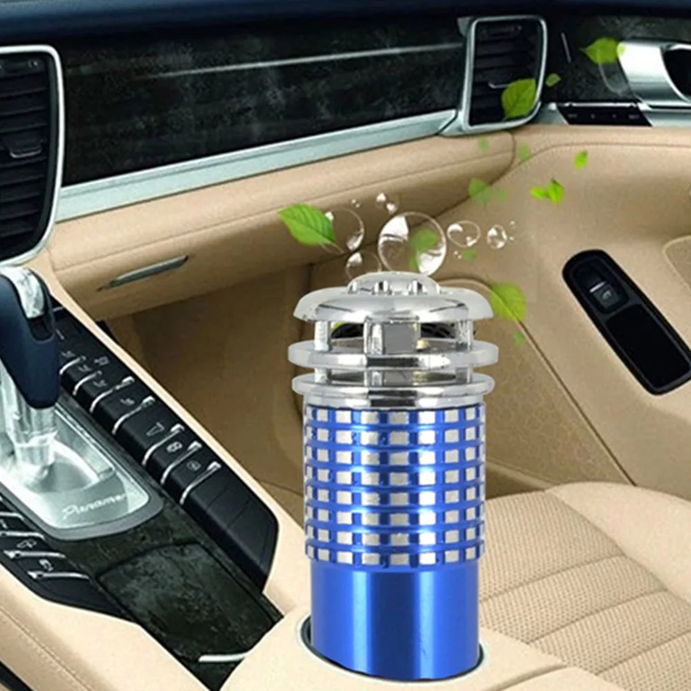 

Vehicle Air Purifier Mini Auto Car Fresh Air Anion Ionic Purifier Oxygen Bar Ozone Ionizer Interior Accessories 12V Car-styling