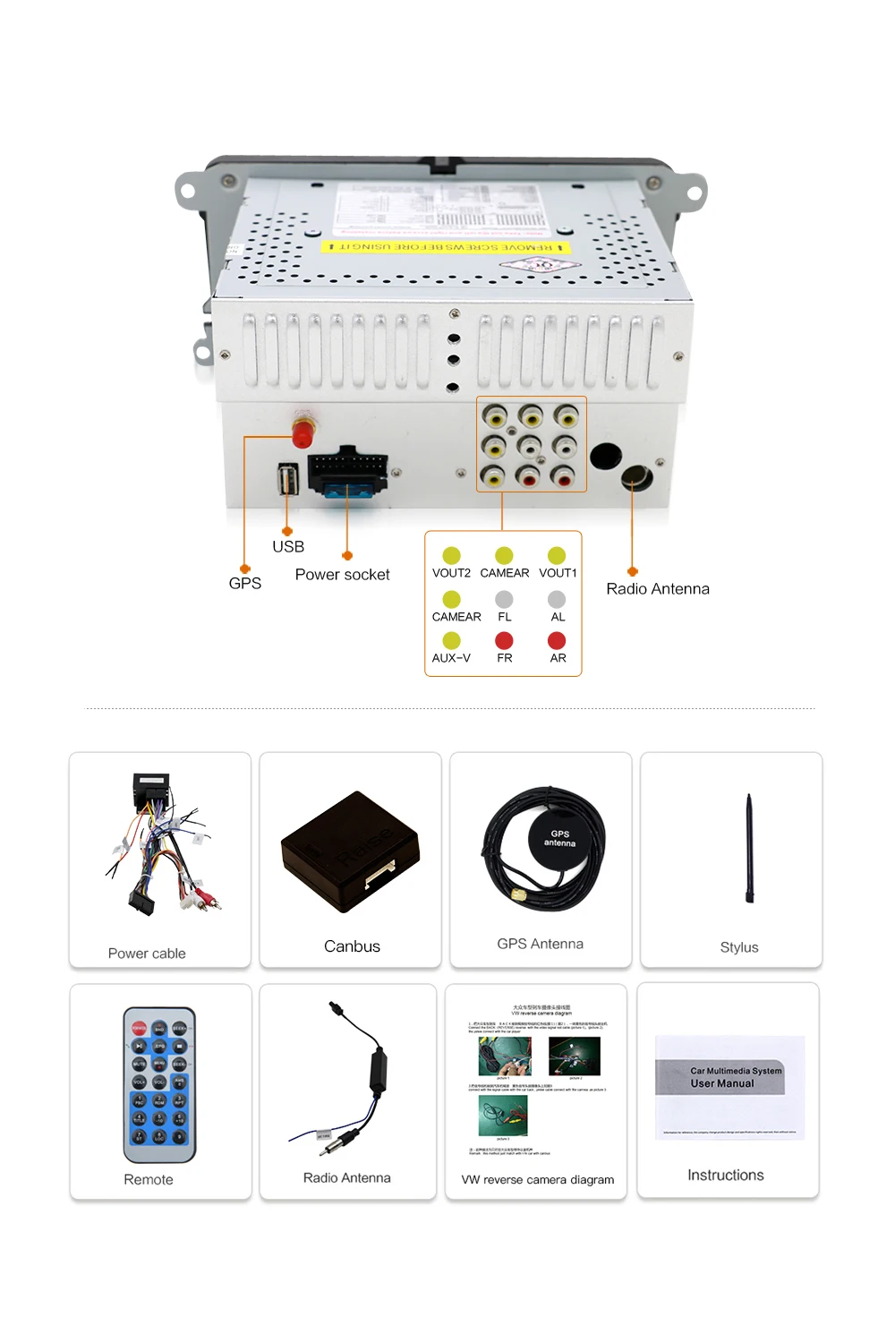 Top For VW/Golf/Polo/Skoda car radio Wince system GPS Navigation Video Car DVD player Car stereo head unit Free maps 5
