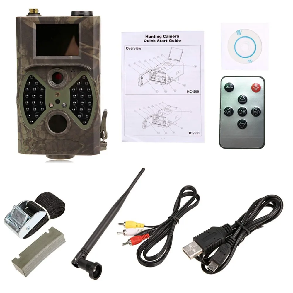 mini scouting gprs hunting camera mms gsm night version hunting camera trail infrared camera suntek huting trail camera HC300M (105)