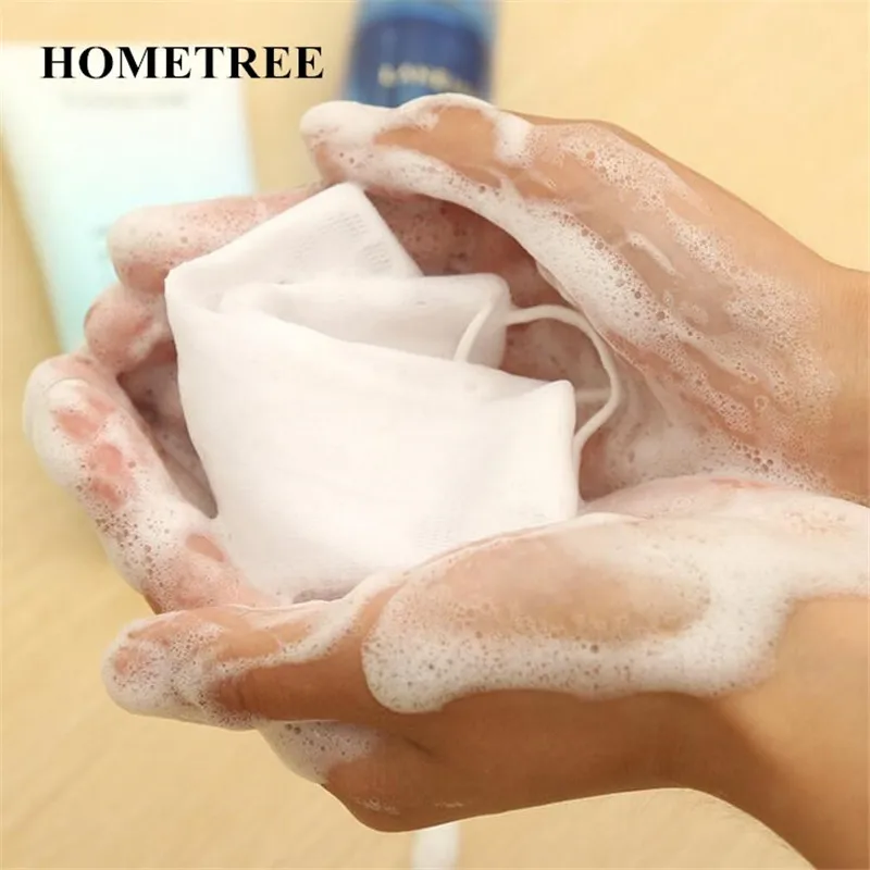 

HOMETREE 5 Pcs Practical Soap Blister Mesh Soap Net Foaming Net Easy Bubble Mesh Clean Bubble Mesh Bag Bathroom Accessories H520