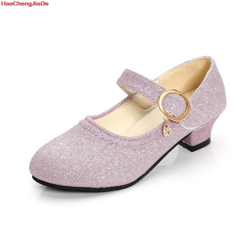 

Girls Princess Shoes With Flower Baby Children Party Shoes Rhinestone For Patent Leather Girls Shoes 2-11 Years old