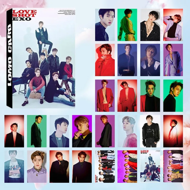 30 шт./компл. альбом KPOP EXO Self Made Бумага ломо карты фото плакат в виде карты HD Фотокарта игрушек, для подарка, для фанатов
