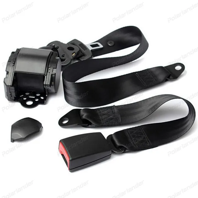 Mini Car Safety Belt Interior Accessories Auto 3 Point Seat Seatbelt Mini Car Safety Belt Interior Accessories Auto 3 Point Seat Seatbelt Extender Extension Buckle Black