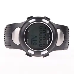 Новое поступление 3D шагомер часы монитор сердечного ритма наручные часы Reloj Депортиво с Подсветка серебро