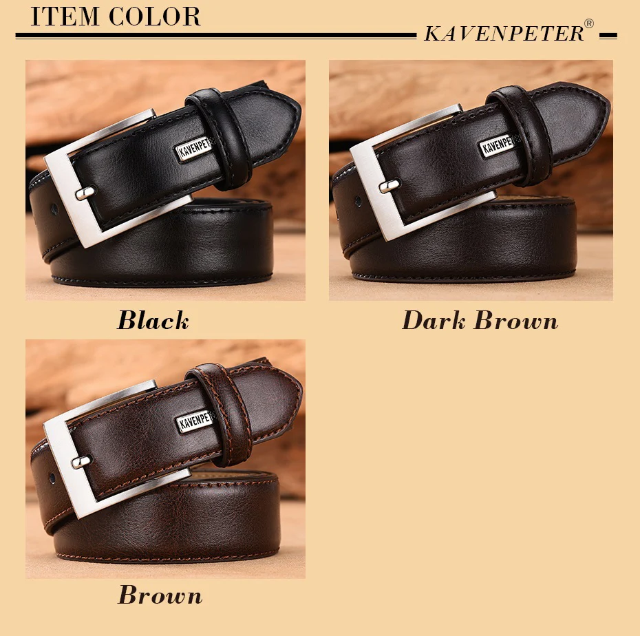 mens black leather belt Men's Belt Luxury Business Leather Male Waist Belt Cowhide Genuine Leather Classic Black Trouser Belt Cummerbunds Dropshipping black leather belt