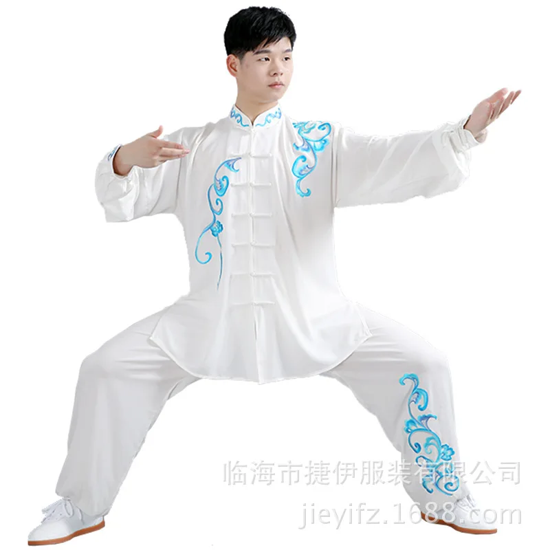 Одежда Tai chi костюм для боевых искусств униформа kungfu одежда taiji цигун вышивка