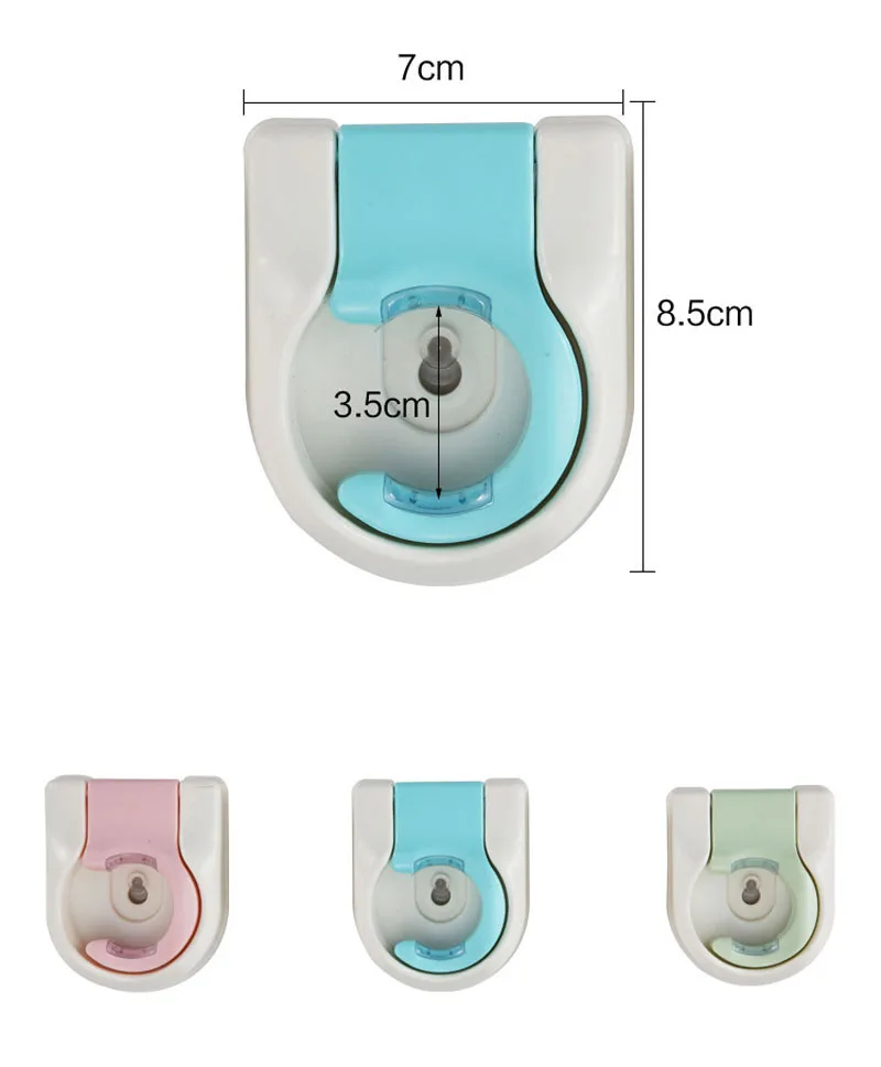 Wall Mounted Holder Kitchen Bathroom Storage Holder Organizer Mop Broom Rack Storage Holders Traceless Rack   (11)
