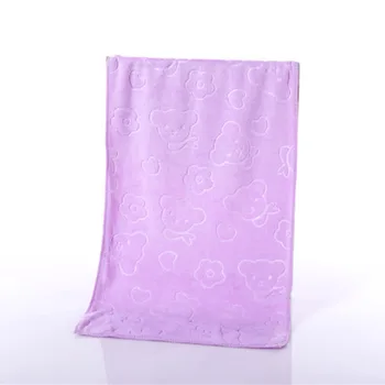 

'The Best' Microfiber Towels Embossed Thick Soft Absorbent Ultrafine Fiber Towel Beach Bath Towel 889