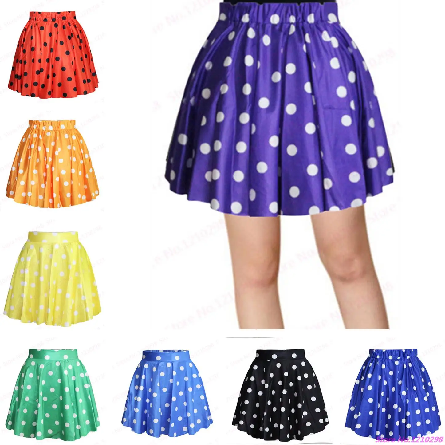 Aliexpress.com : Buy New Women Candy Pleated Mini Tennis Skirts High ...