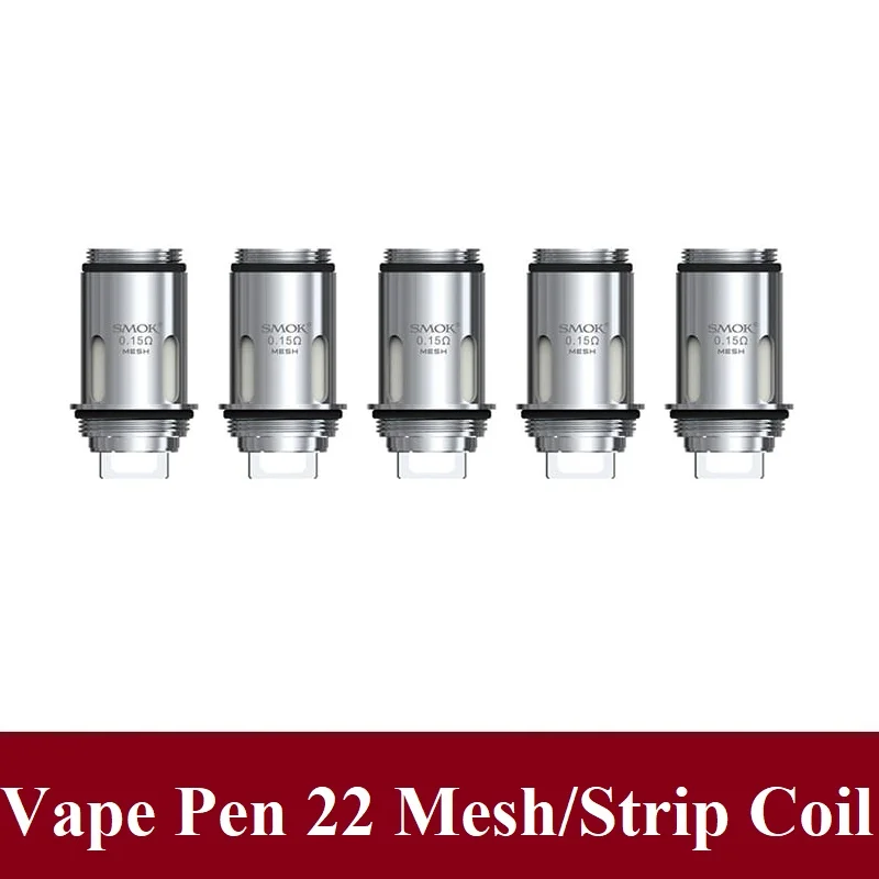 2018 Новый Smok Vape 22 сетки рулонов 0.15ohm электронных сигарет Замена испаритель