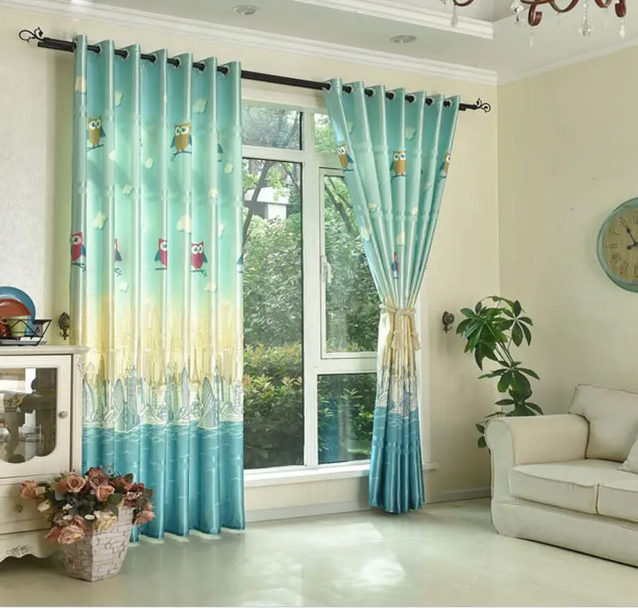 Owl Window Curtains