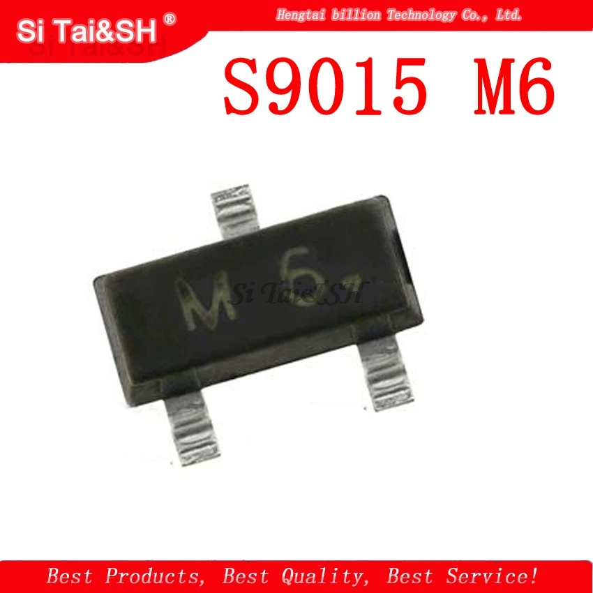 SMD triode S9015 M6 45V0.1 A/PNP SOT23 transistor (100PCS/lot)-in ...