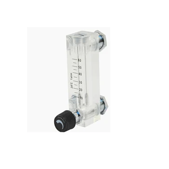 

1/4" BSP Female Thread PMMA Panel Type Liquid Float Flowmeter Water Flow Meter Rotameter With Control Valve