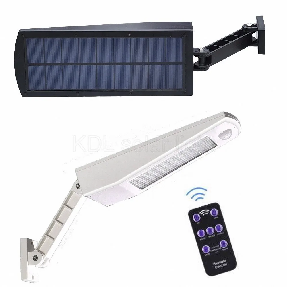 

Led Solar Light Outdoor Waterproof Lighting For Garden Wall 48 leds 3 Modes Rotable Pole Solar Lamp Newest remote control street