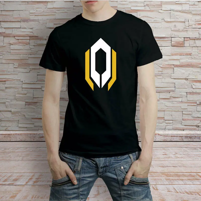CERBERUS Logo Commander Shepard черно белая футболка 100% хлопок Классическая Повседневная с