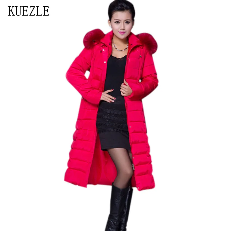 

Coats 2018 New Casual Plus Size 5XL Winter Jackets Coat Women Thick Long Cotton Parkas Casaco Feminino Girl blouse Windbreaker