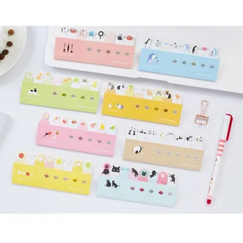 

48 pcs/Lot Mini sticky note Animal stick marker memo pad Planner sticker diary notes Office accessories School supplies FM730