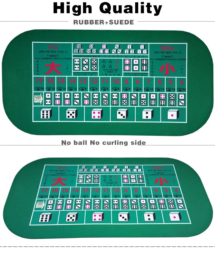 1.2*0.6 м замши резиновая квадратный зеленый казино техасский холдем покер Коврики покер Семья партия игры Скатерти с сумка на плечо