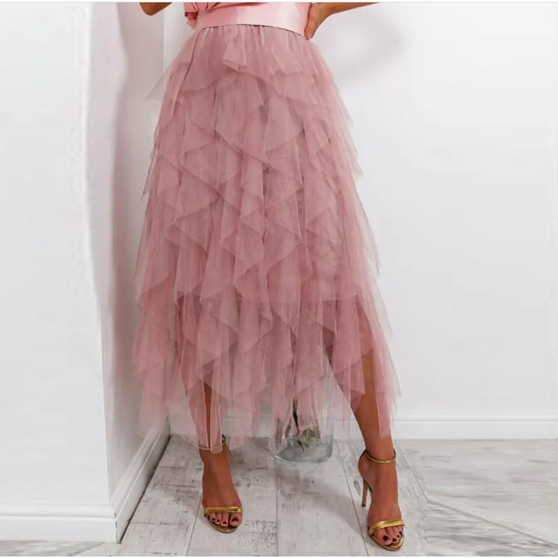 dusty pink tutu skirt