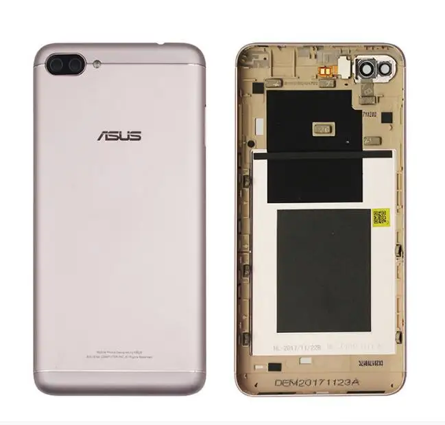 Высокое качество для ASUS zenfone 4 Max Pro ZC554KL задняя крышка корпус батареи чехол с кнопками и замена стекла камеры