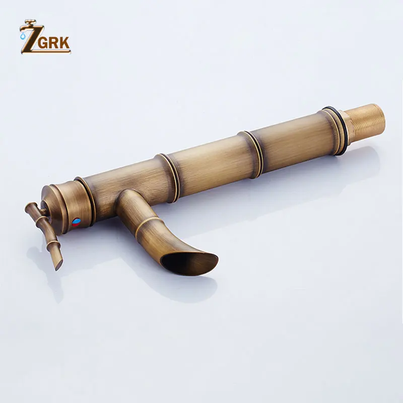 ZGRK حوض الحنفيات حمام العتيقة إنهاء صنبور ماء نحاسي حوض للحمام بالوعة صنبور الغرور صنبور خلاط حوض الغسيل الصنابير