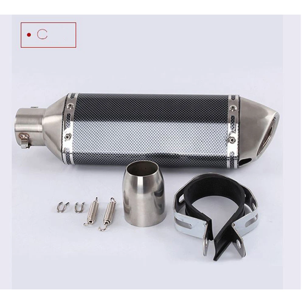 Moto rcycle выхлопных газов Pipi глушитель для мотоцикла аксессуары moto coversFor kawasaki z1000 ducati diavel z650 tmax 530 r6 MT-09 xadv - Цвет: C