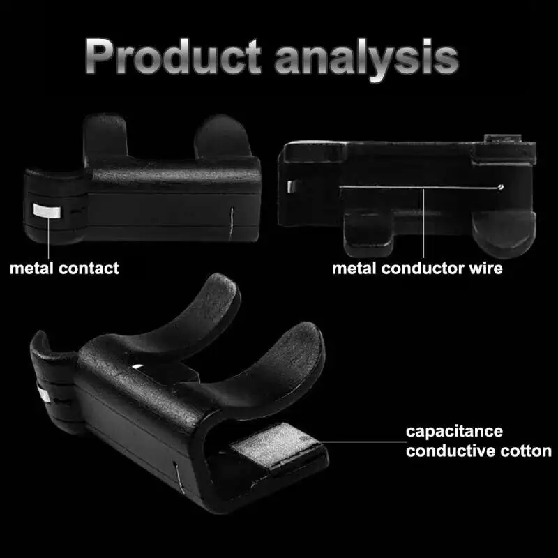 2 шт., физические Джойстики для мобильных телефонов, инструменты для STG FPS TPS игр