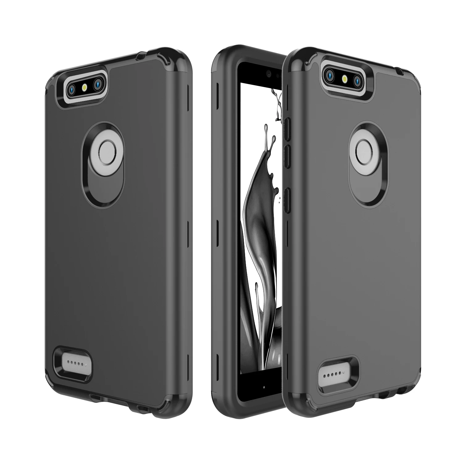 For ZTE Blade Z Max Case Z982 Cover 6.0 3 in 1 982 Flip Phone Bag |