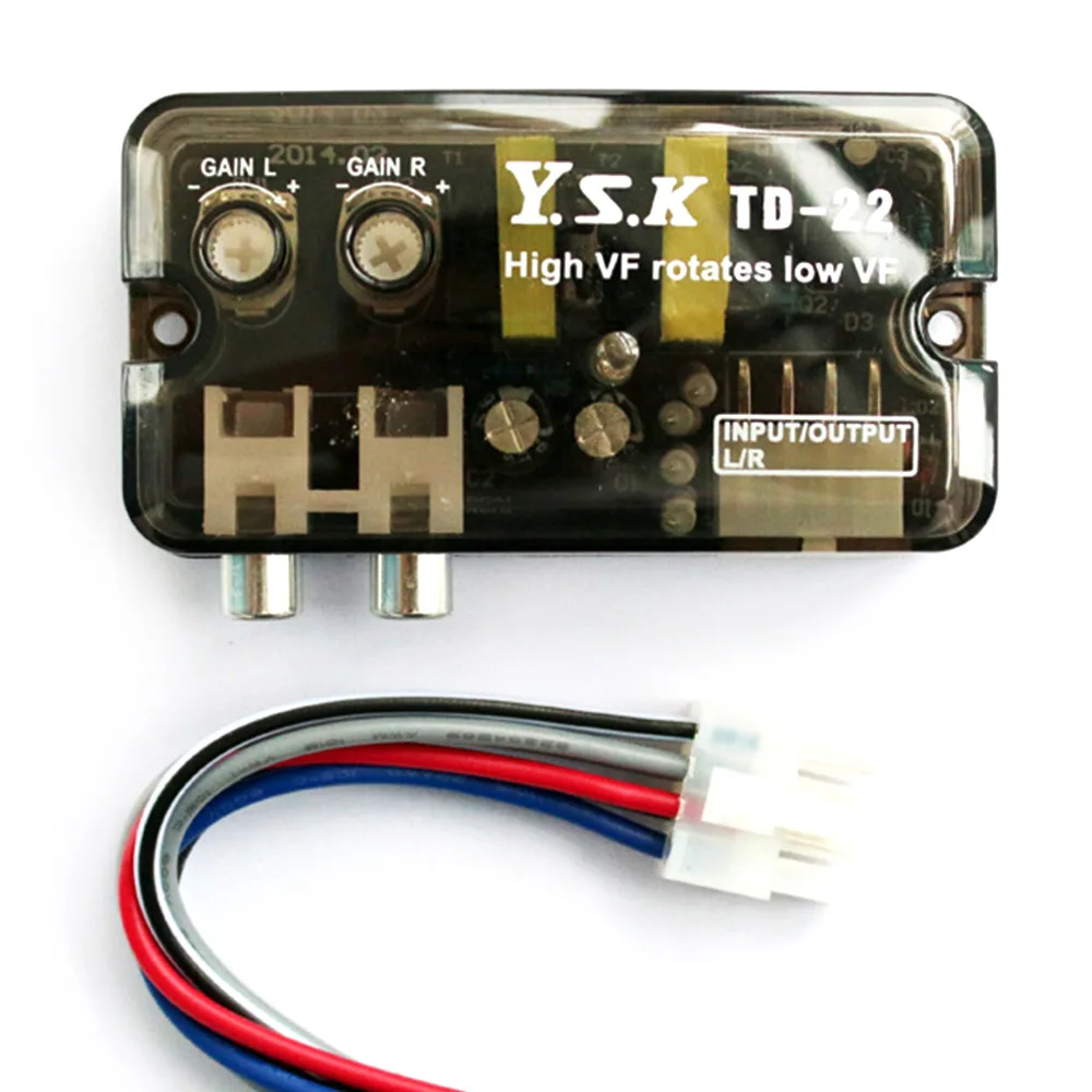 

12V High Quality Auto Car Audio Converter Stereo High To Low Adjustable Frequency Line Speaker Level Converter Adapter