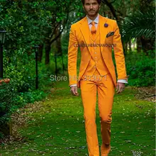 Индивидуальный заказ мужские пляжные свадебные костюмы для выпускного вечера из 3 предметов жених смокинг шафер Жених костюм куртка+ брюки+ жилет