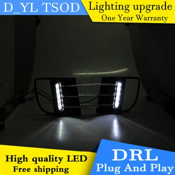 

Car styling For VW golf 6 gti 2009-2012 LED DRL For golf mk6 High brightness guide LED DRL led fog lamps daytime running lights