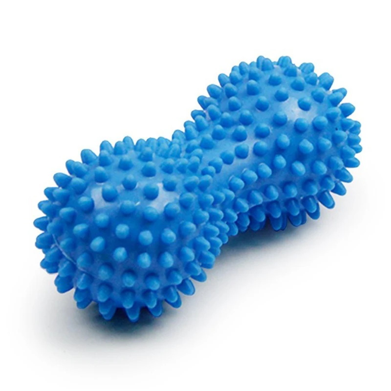Peanut Spiky Massage Ball Double Lacrosse Fitness Balls Body Building Hand Triggerpoint Massage Balls Yoga Relaxing Reflexology Therapy (12)