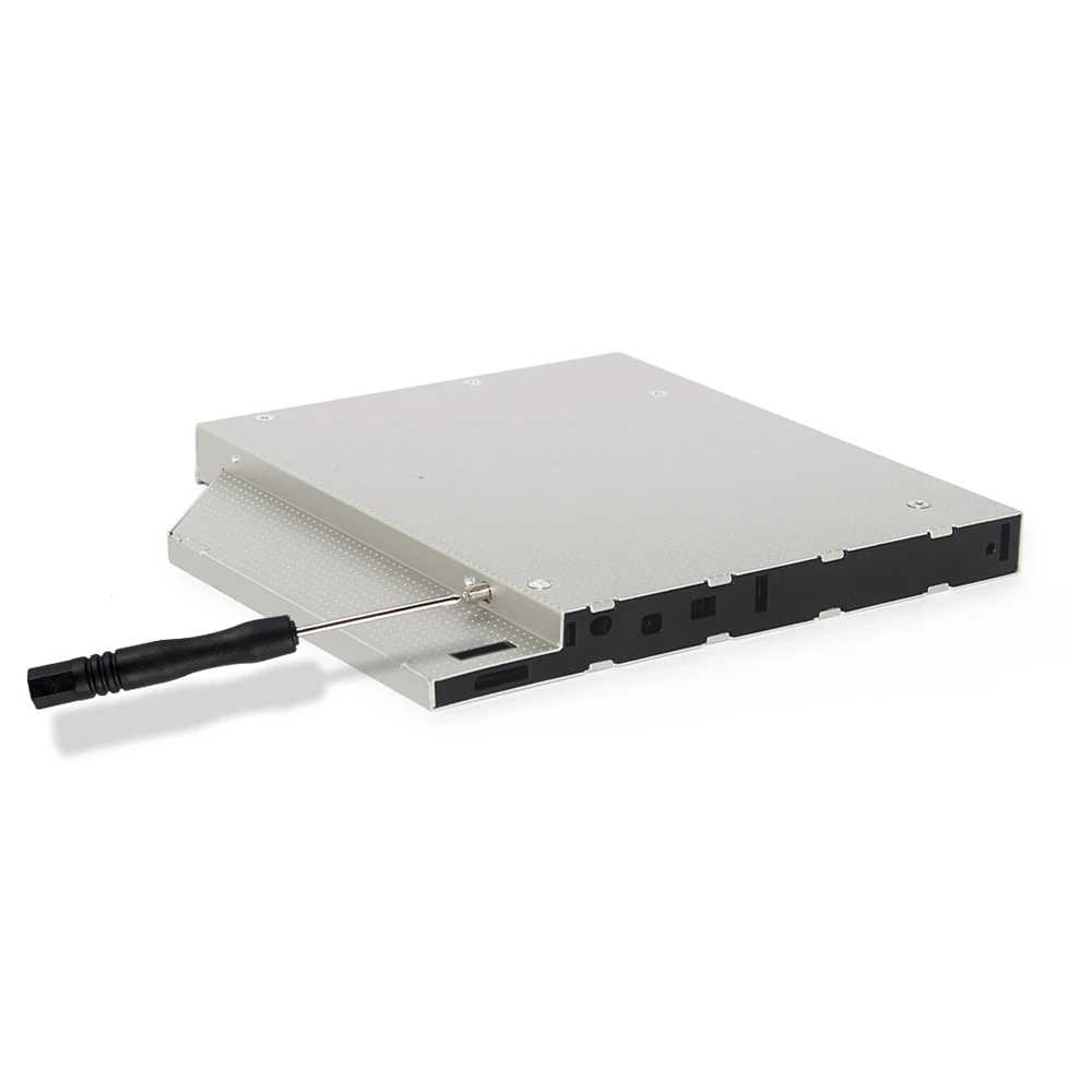 DeepFox алюминиевый 2nd HDD SSD caddy 9,5 мм IDE To SATA Чехол для 2," жесткий диск чехол Корпус для hp DELL ACER