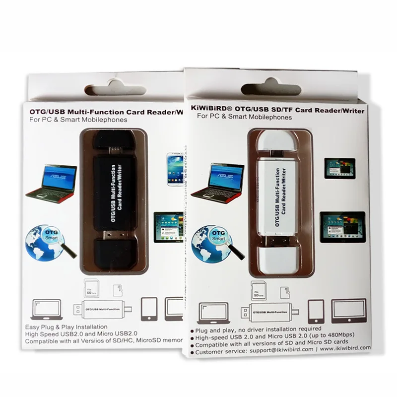 Мобильное устройство считывания карт памяти Micro SD/SD карты/USB мобильного телефона устройство для чтения карт TF повышенной Скорость 20