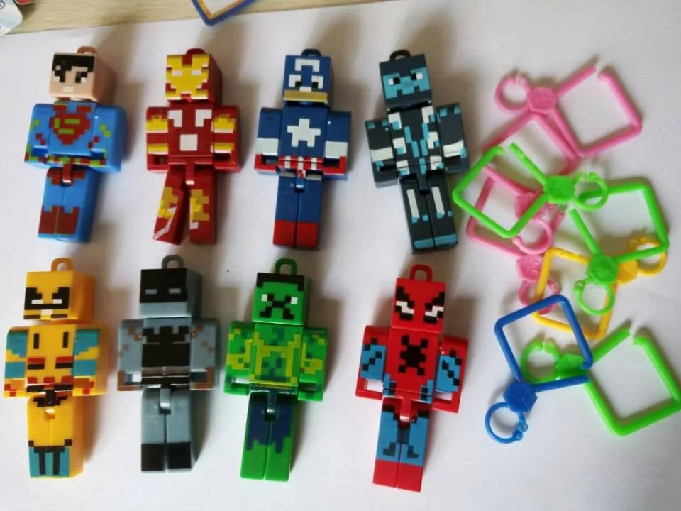 minecraft superhero toys