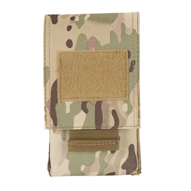 

Portable Outdoor Sports Tactical Molle Army Camo Phone Pouch Bag Case 1000D Nylon High Quality Camouflage Accessories Package
