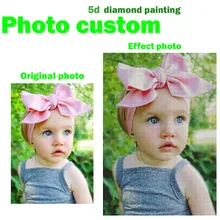 Фото на заказ 5D алмазная живопись вышивка крестиком полный квадратный DIY Алмазная мозаика Алмазная вышивка Рождественский подарок на день рождения
