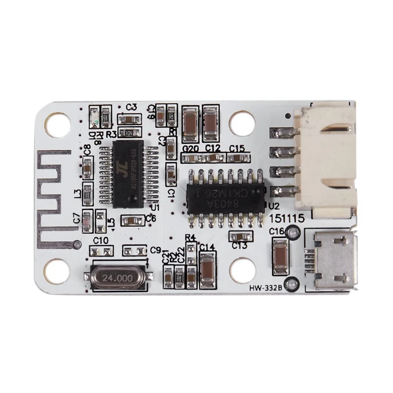 

Mini Bluetooth Speaker Digital Amplifier Board USB Power Supply Receiver Module white Audio Accessories Equipment